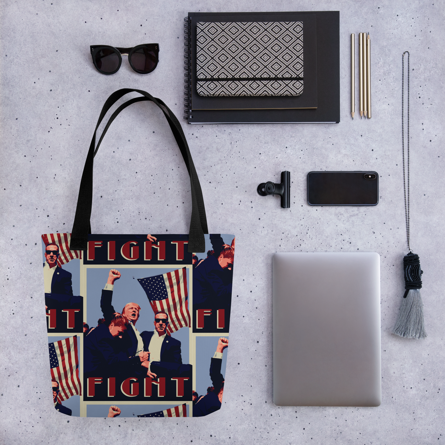 Fight the Power (Donald Trump) Tote bag