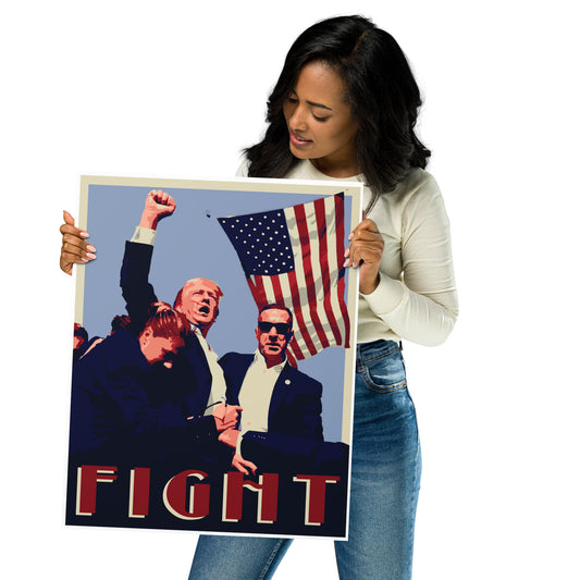 Fight the Power (Donald Trump) Poster