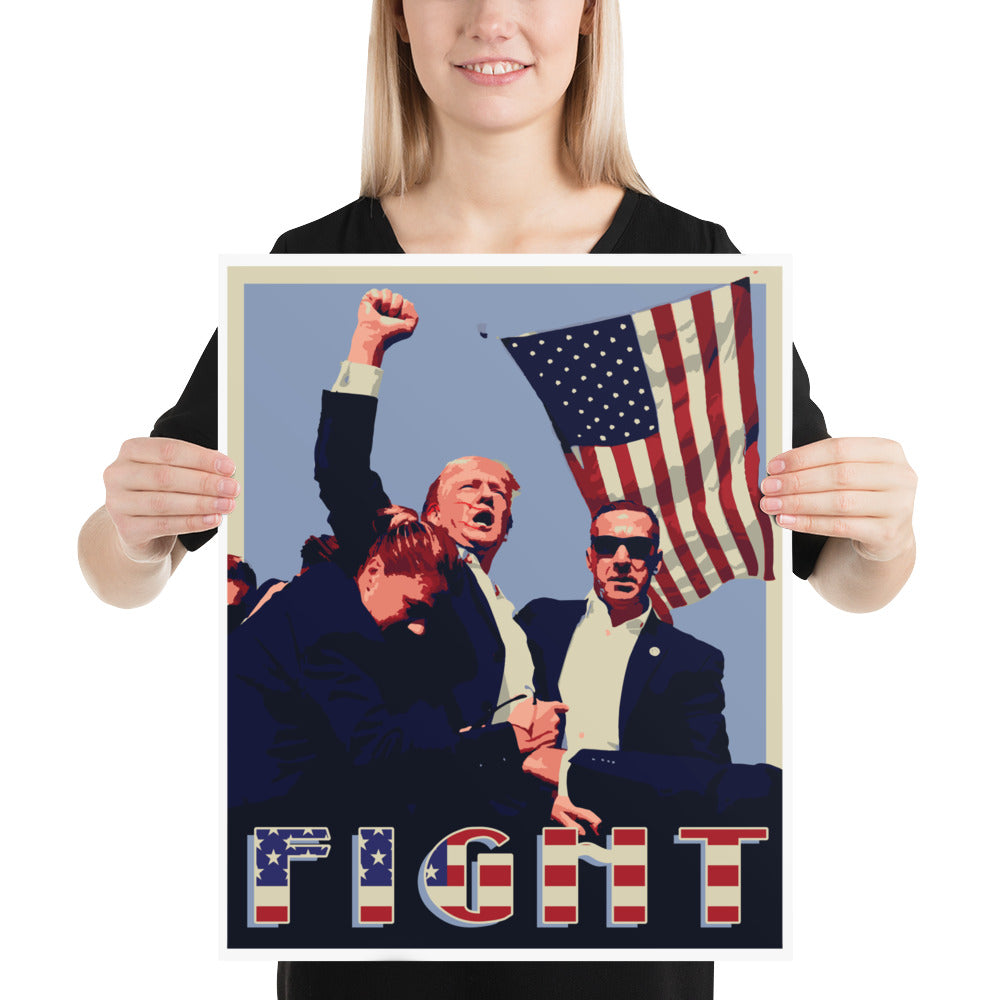 Fight the Power USA (Donald Trump) Poster