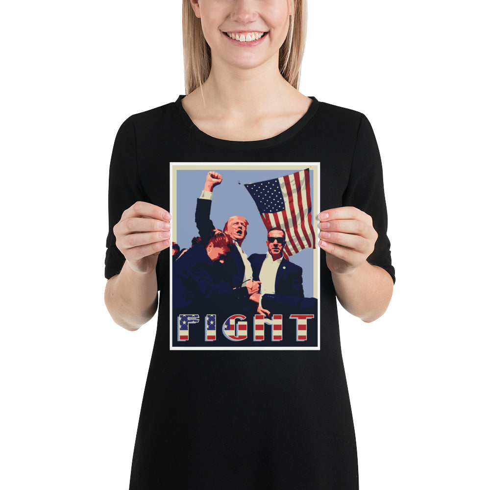 Fight the Power USA (Donald Trump) Poster