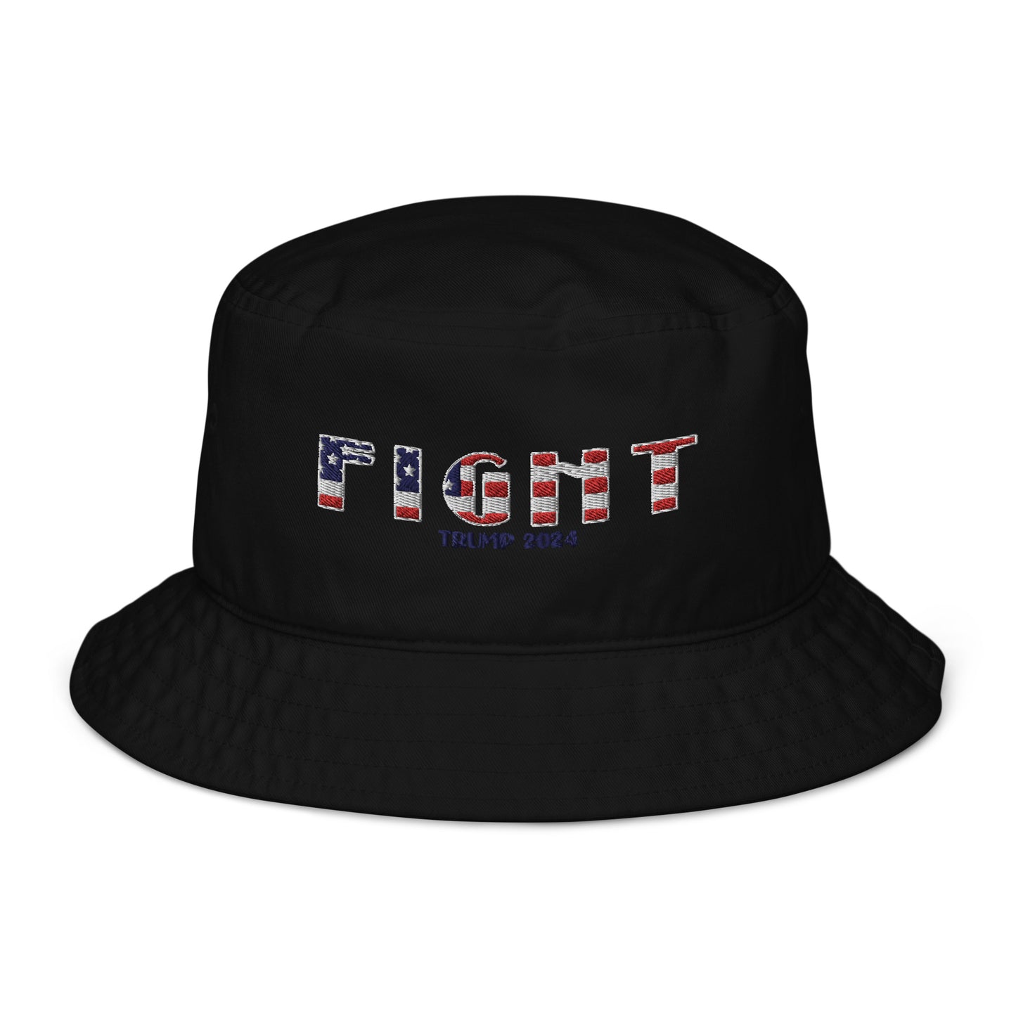 Fight the Power USA (Donald Trump) Organic bucket hat