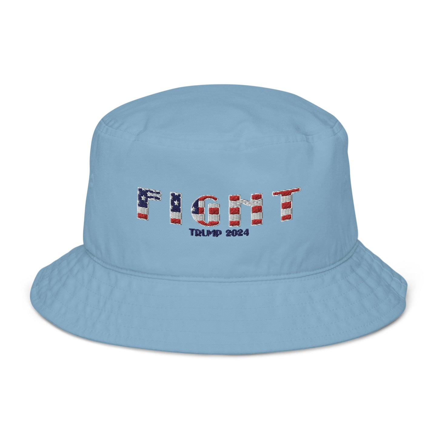 Fight the Power USA (Donald Trump) Organic bucket hat