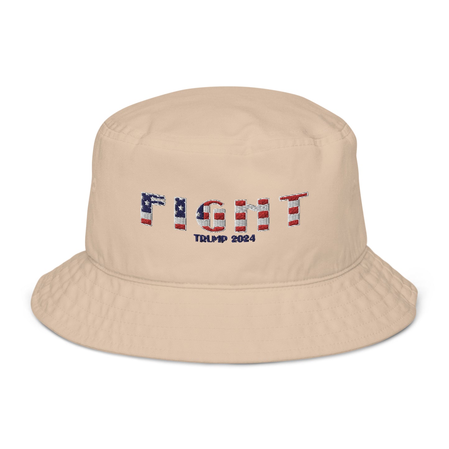 Fight the Power USA (Donald Trump) Organic bucket hat