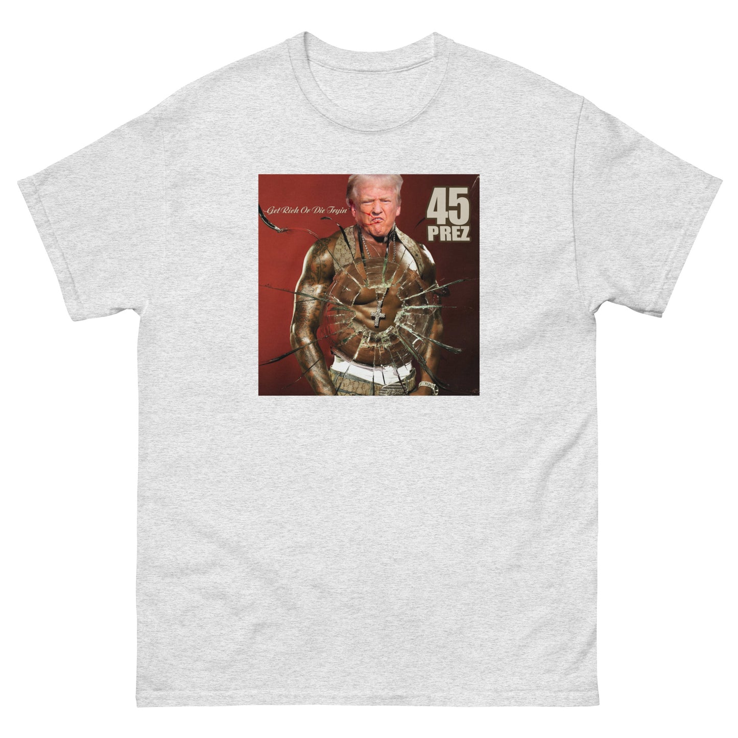 50 cent x Donald Trump mashup t-shirt