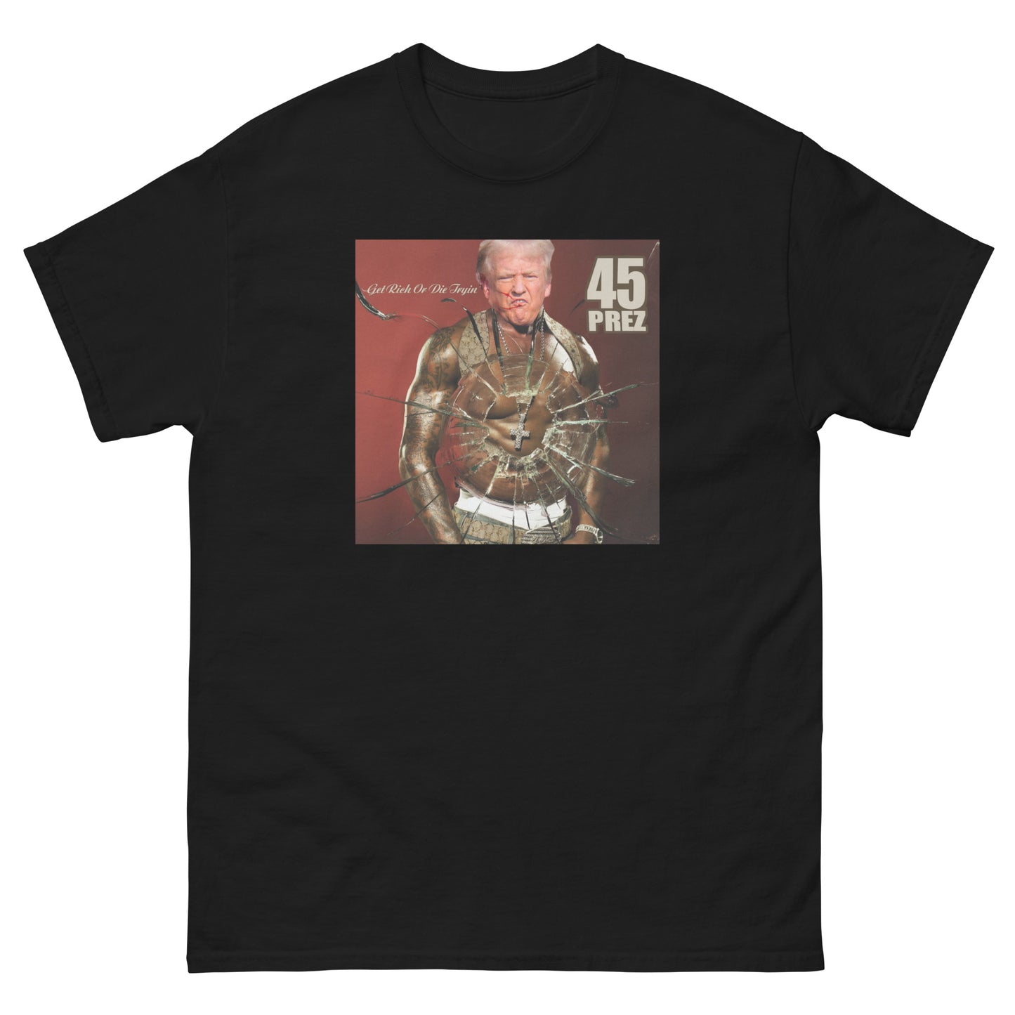 50 cent x Donald Trump mashup t-shirt