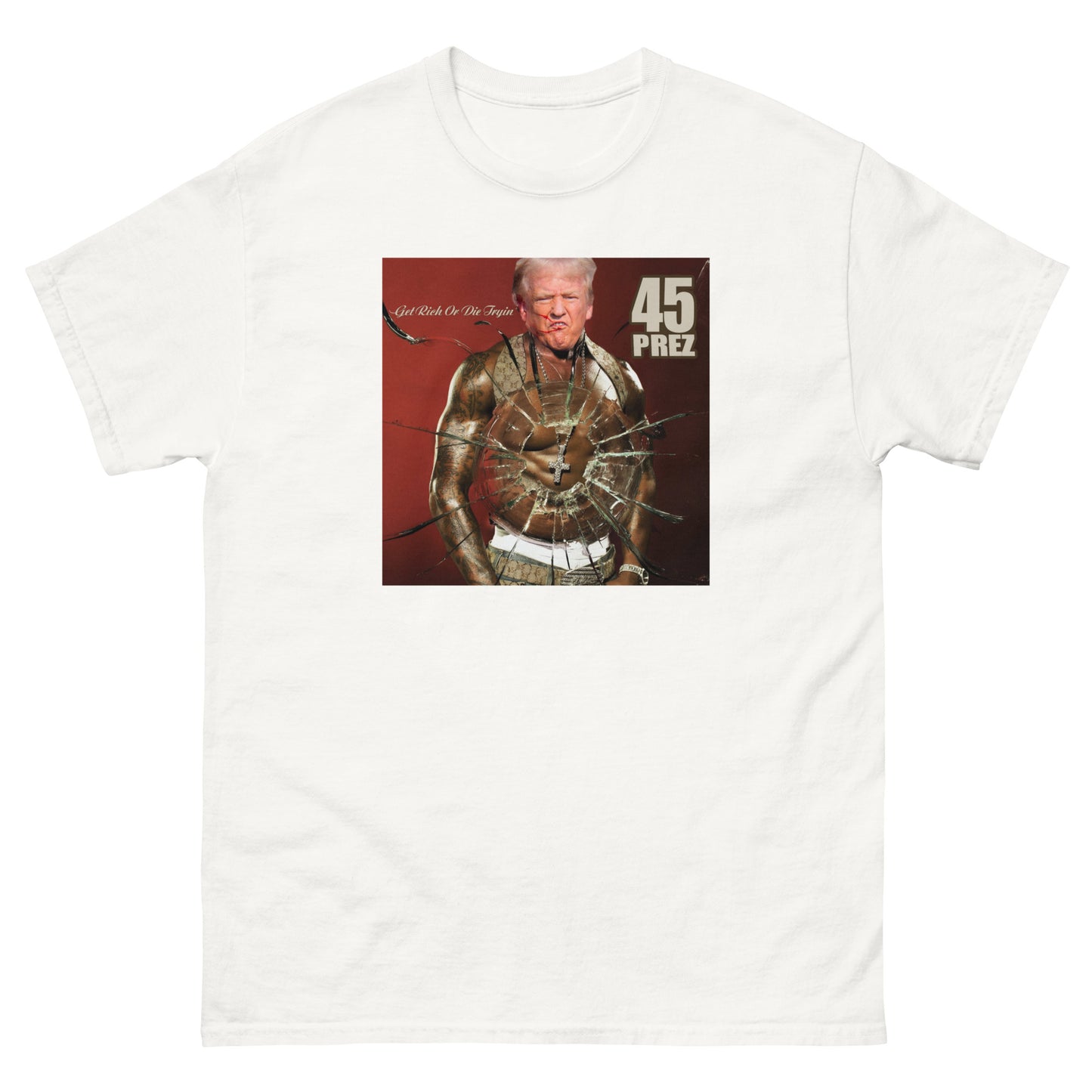 50 cent x Donald Trump mashup t-shirt