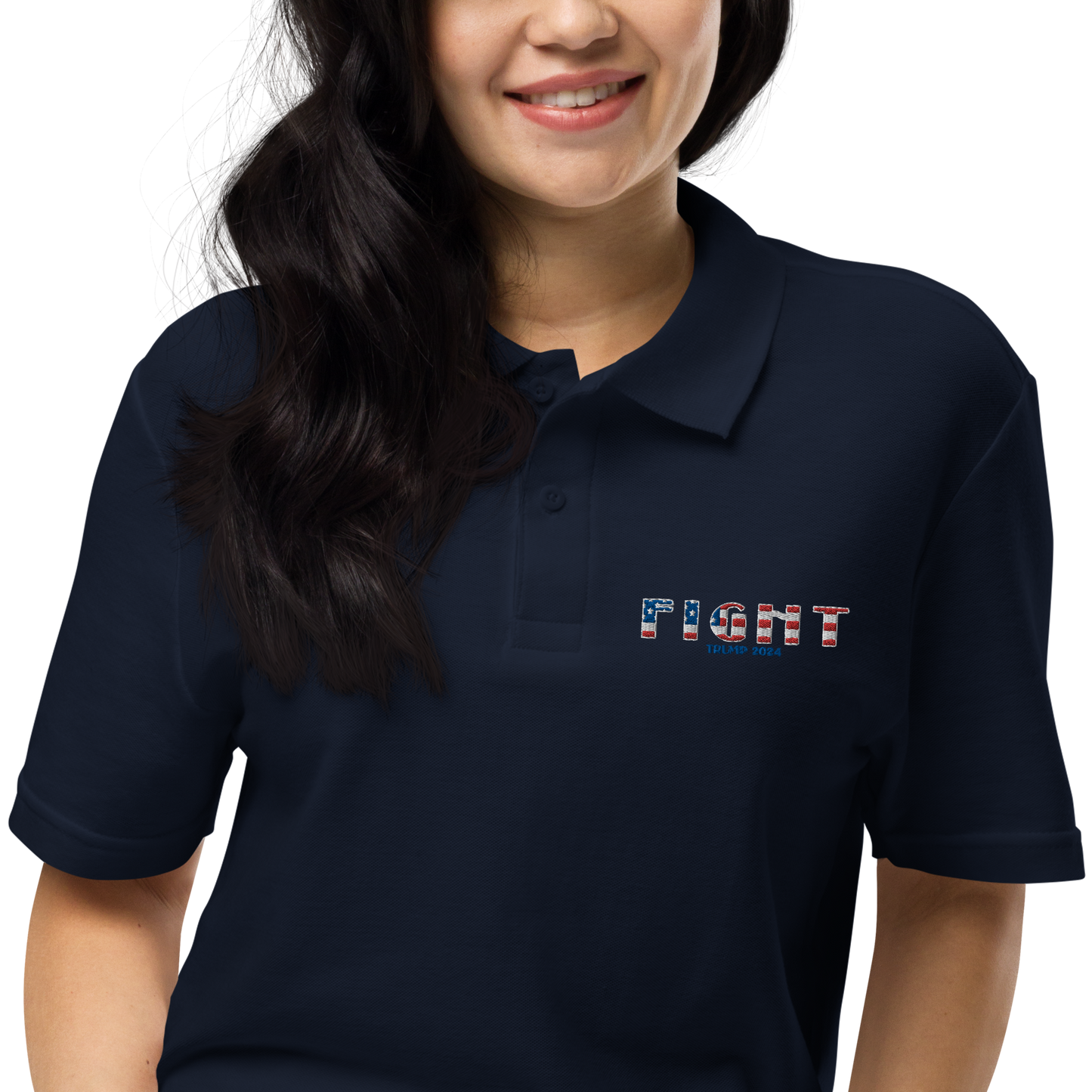 Fight USA (Donald Trump) Unisex pique polo shirt