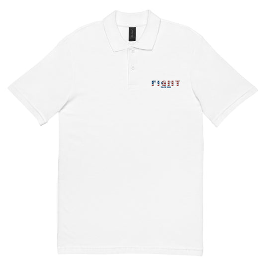 Fight USA (Donald Trump) Unisex pique polo shirt